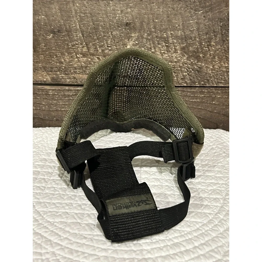 Valken‎ Tactical Carbon Steel Mesh Half Face Mask - Paintball Airsoft
